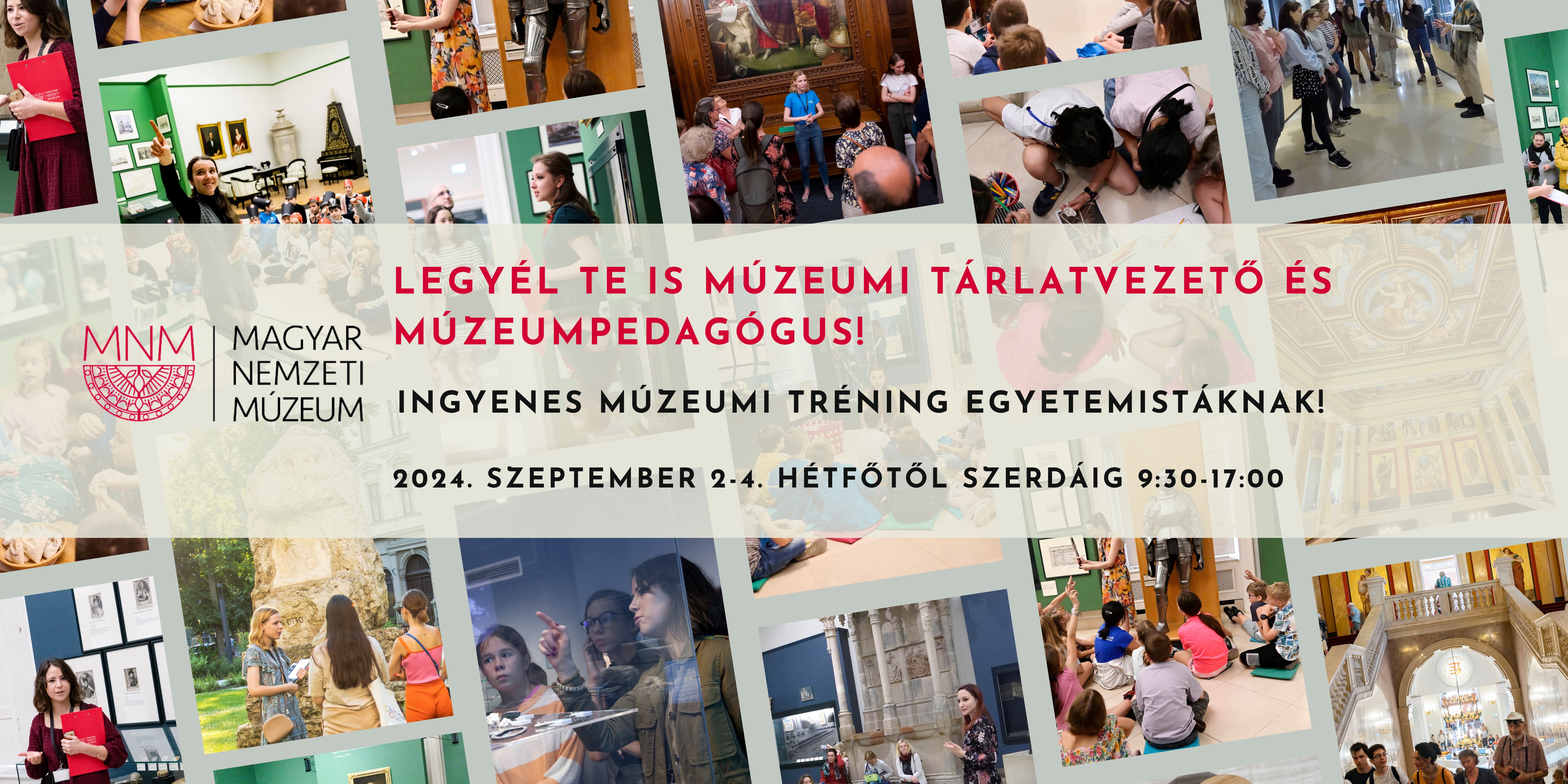 Tárlatvezető és múzeumpedagógus tréning Tárlatvezető és múzeumpedagógus tréning
