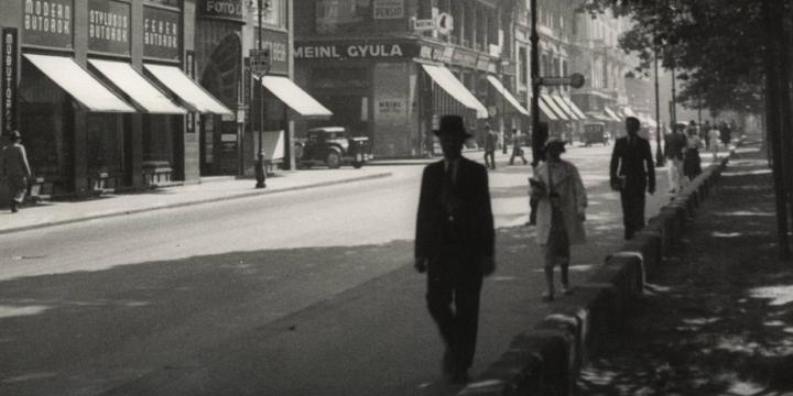 József Attila utca - eredeti fénykép pozitív Vadas Ernő (1899-1962) ; 1936 (körül)