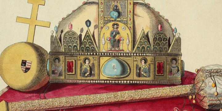 A magyar Szentkorona és a koronázási jelvények, 1790