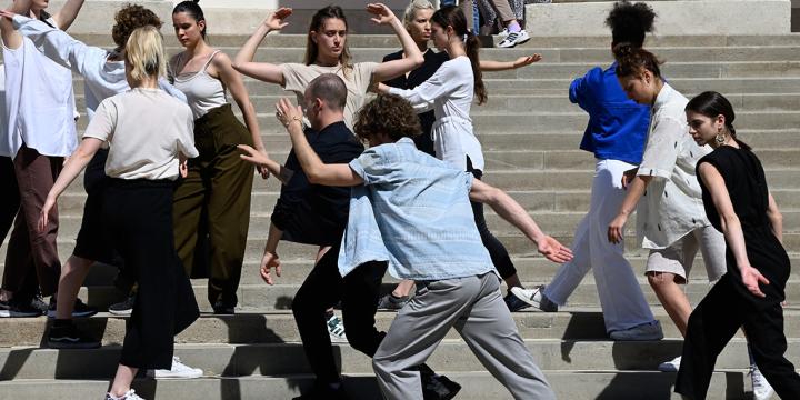 Diákcsoport a múzeumban