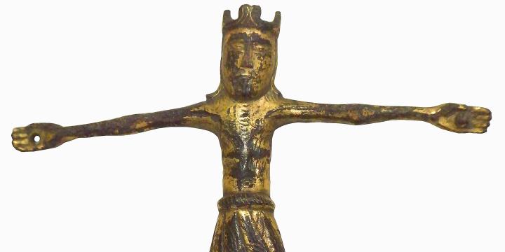 Körmeneti kereszt korpusza Zsámbékról