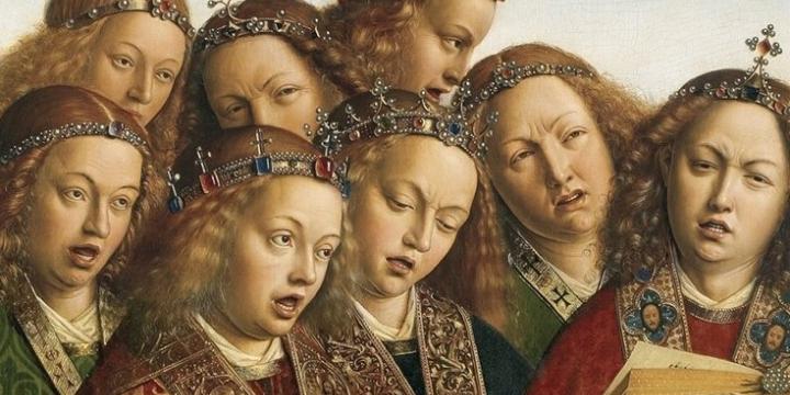 Angyalok a Genti oltárképen