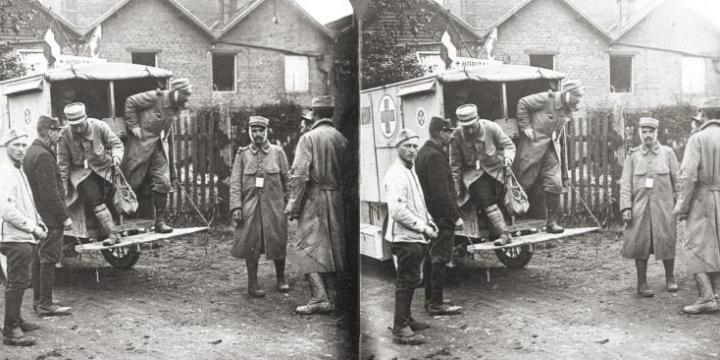 első világháborús sztereofénykép