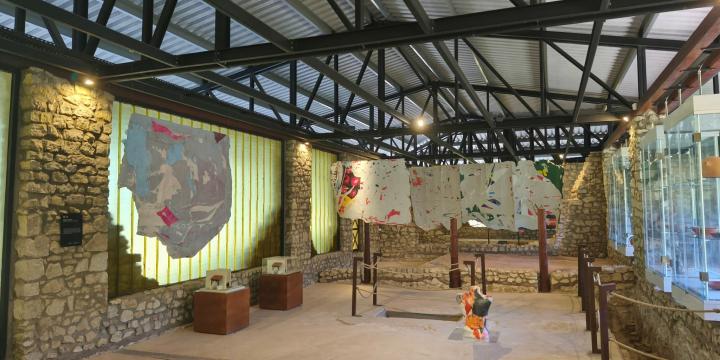 A villa részlete dekollázsokkal