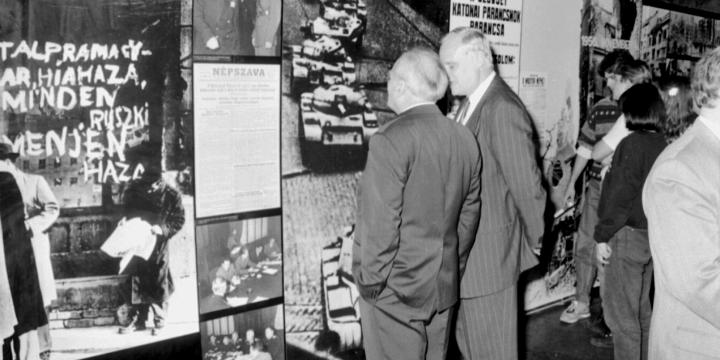 A Nagy Imre-kiállítás megnyitója