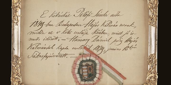 Petőfi Sándor kokárdája