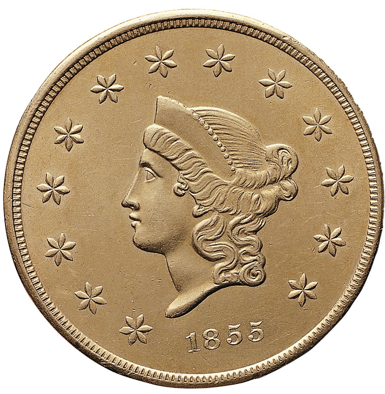 50 dollár, Wass, Molitor & Co., San Francisco, 1855 