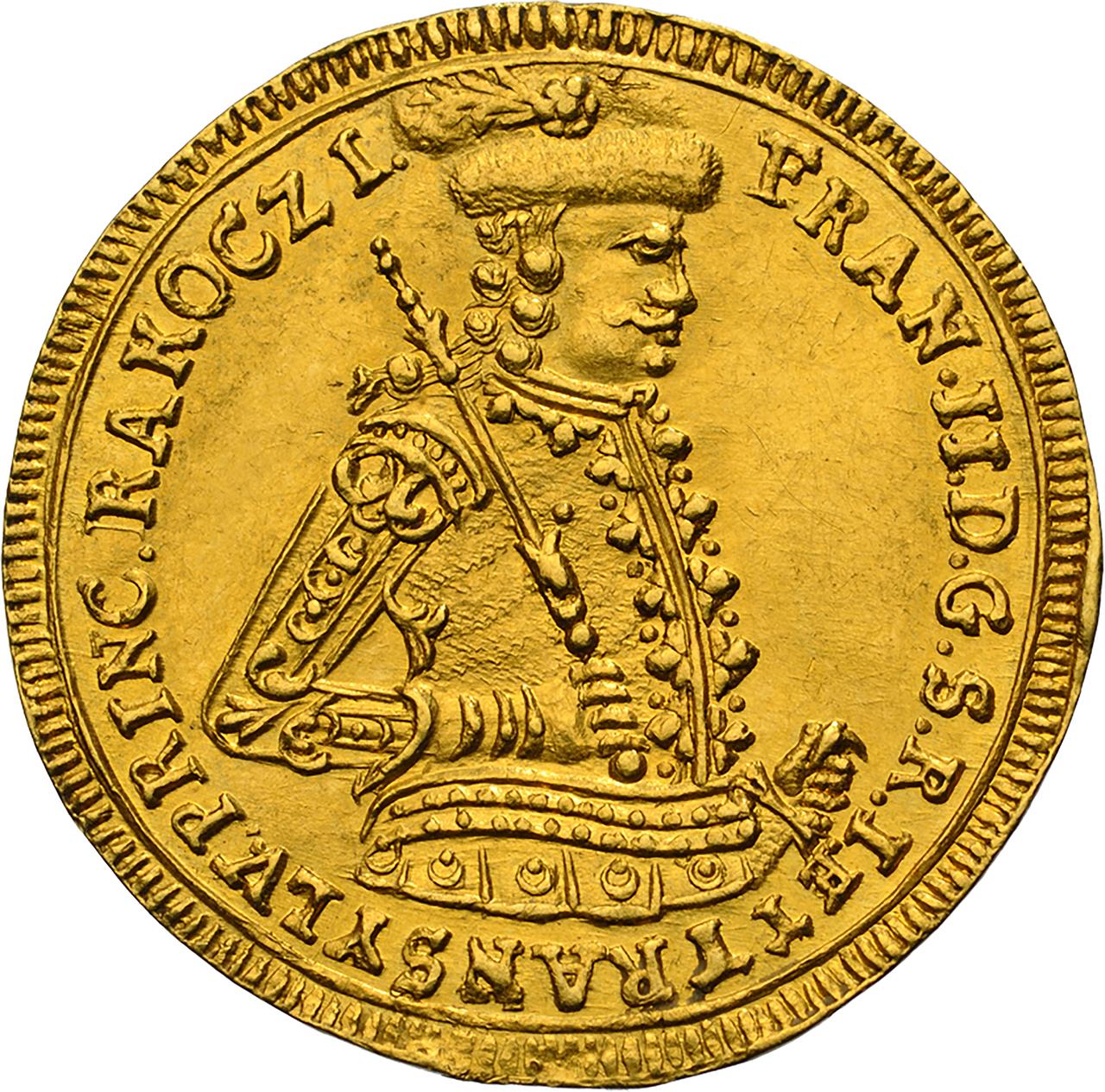 II. Rákóczi Ferenc (1703–1711) dukát, 1707 