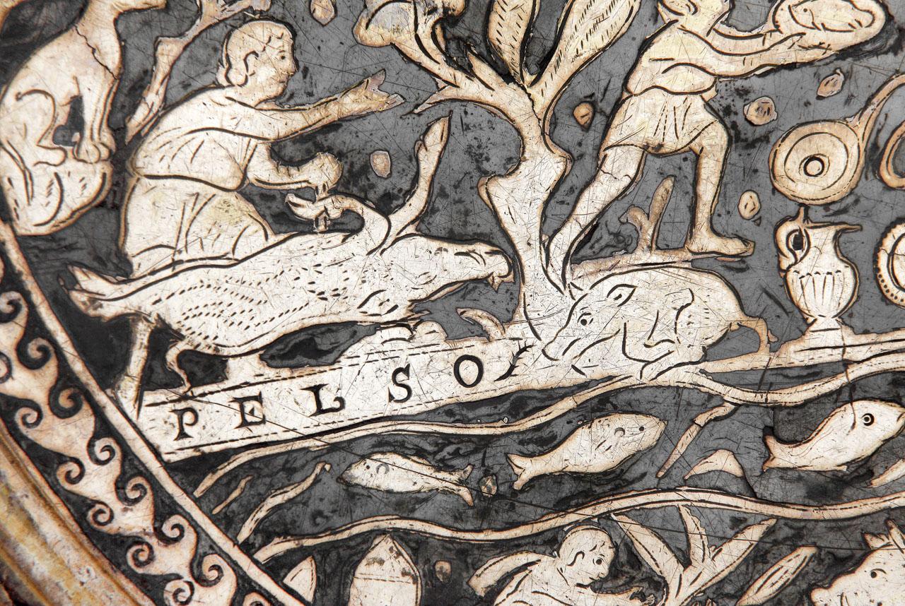 A Seuso-tál Balaton ábrázolása