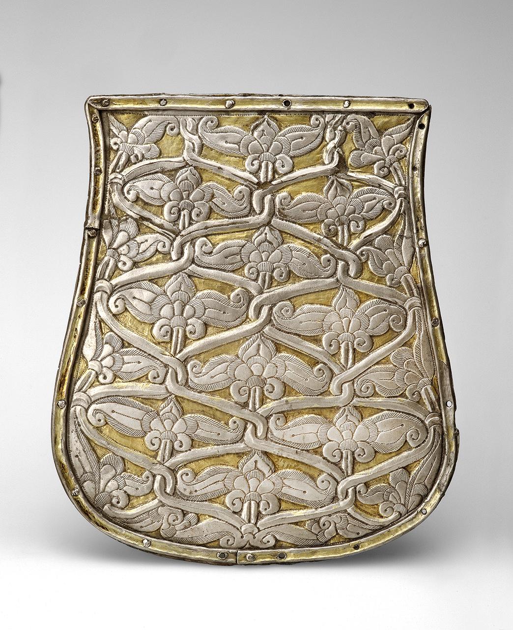 Aranyozott ezüst tarsolylemez, Galgóc (Hlohovec, Szlovákia)