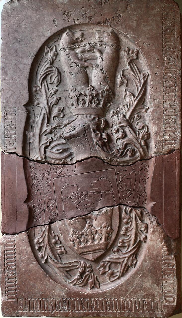 Keszi Balázs deák, solymosi és munkácsi várnagy (†1474) sírköve