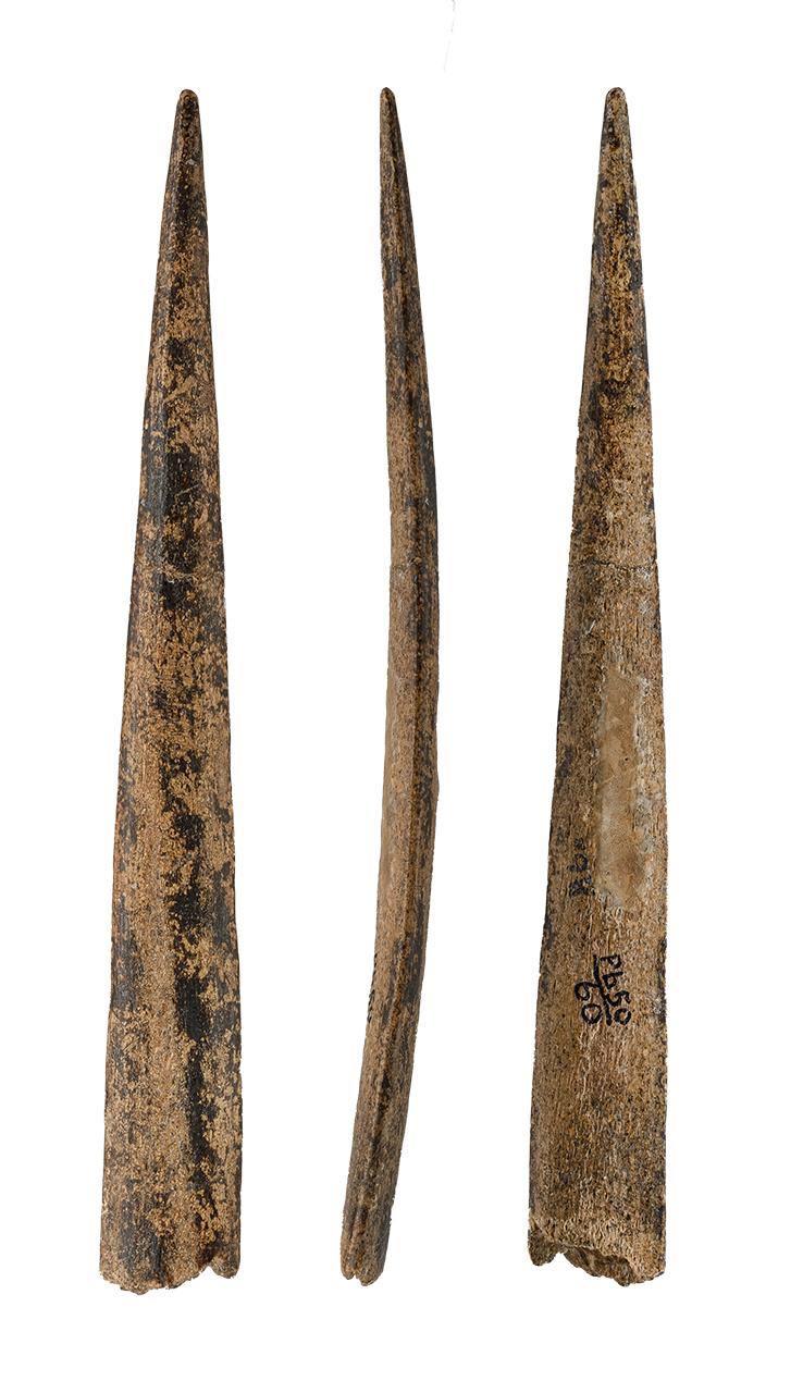 Agancsból faragott vadászfegyver hegy  