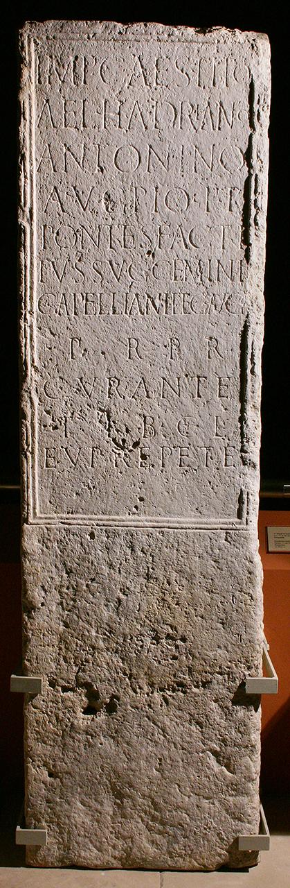 Hídépítési felirat (Lapidarium Nr. 35.) 