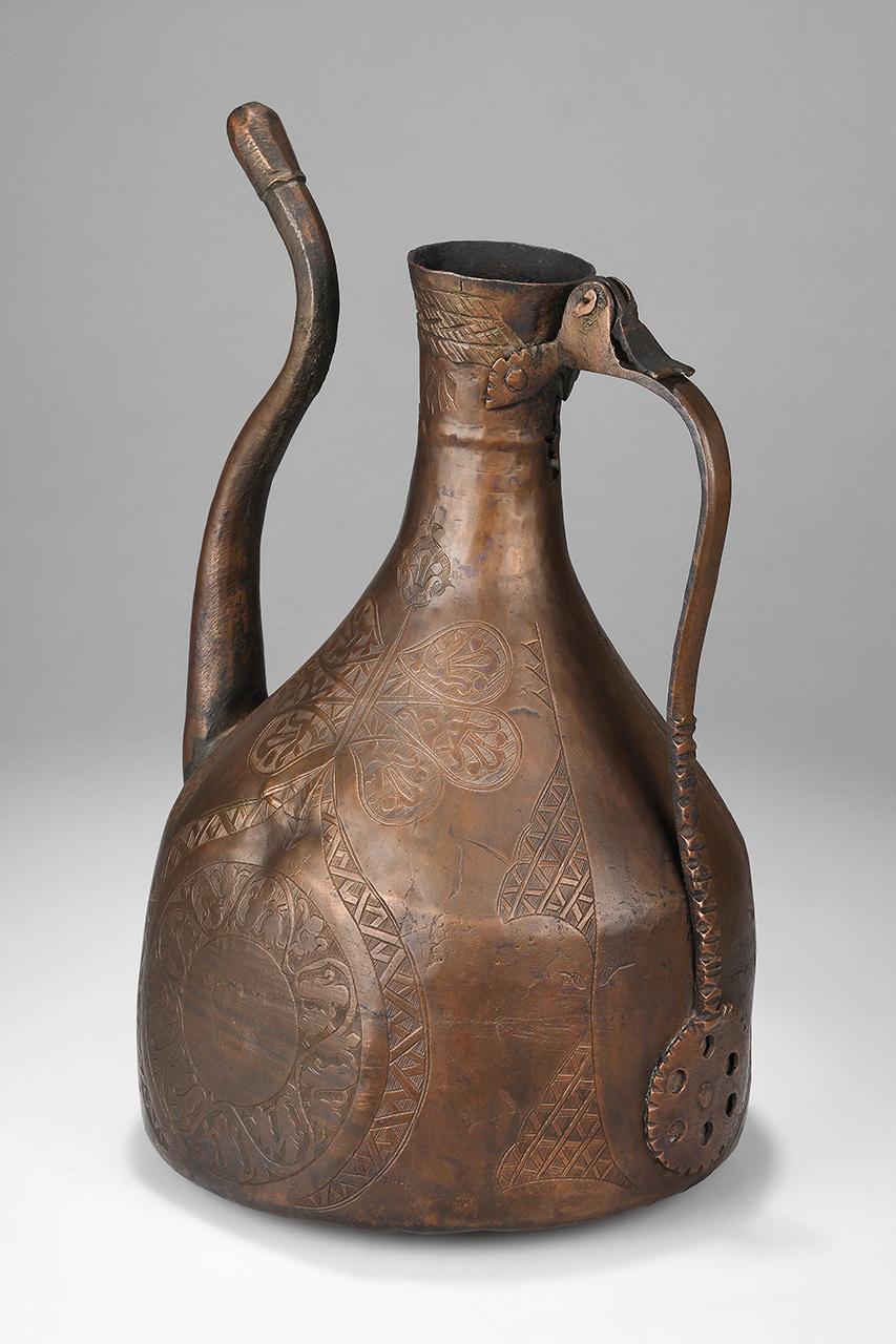 Kanna, vörösréz, 17–18. század, lelőhelye: Buda, Vár 