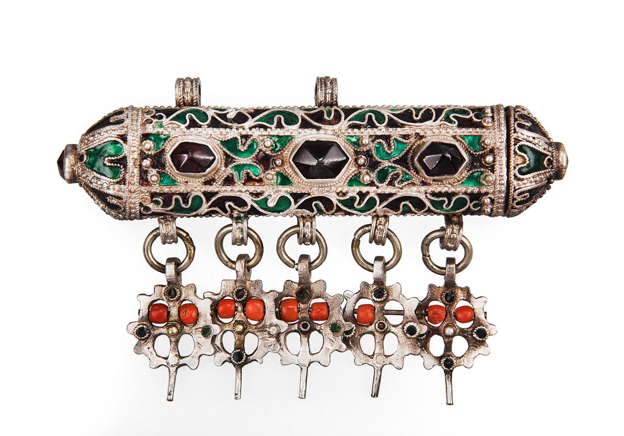 Amulett-tok, ezüst, 18. század  