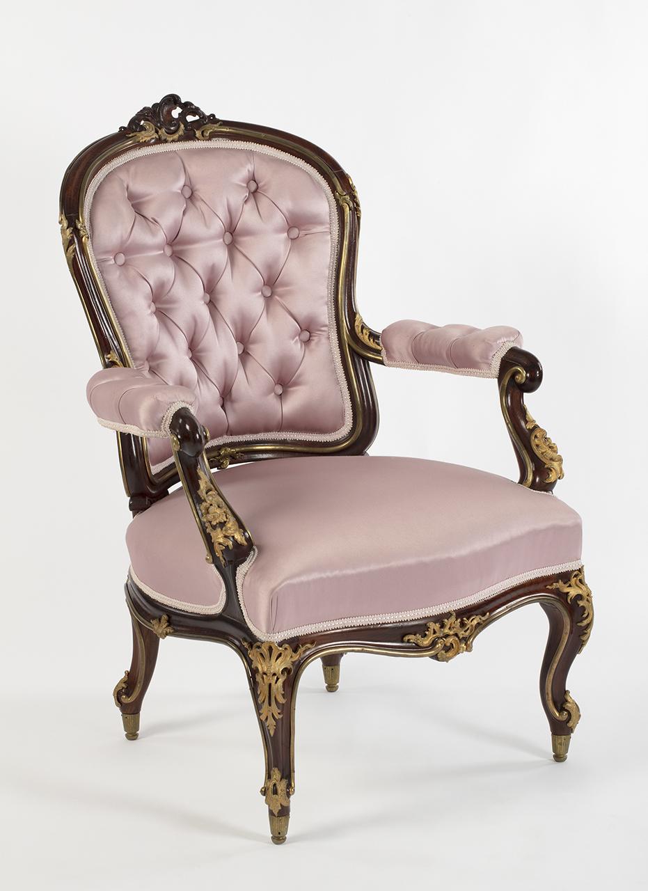 Karosszék Erzsébet királyné tulajdonából, 19. század második fele 