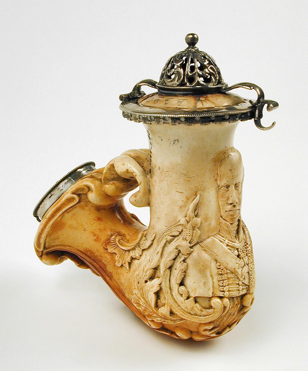 Tajtékpipa József nádor portréjával, Joseph Schweger, 1837 