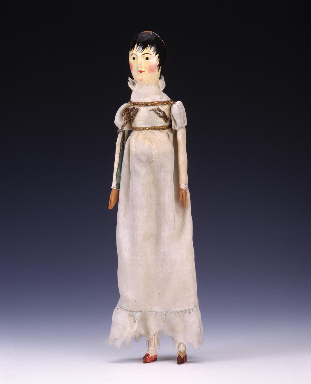 Empire ruhás hölgybaba, 1810 körül 