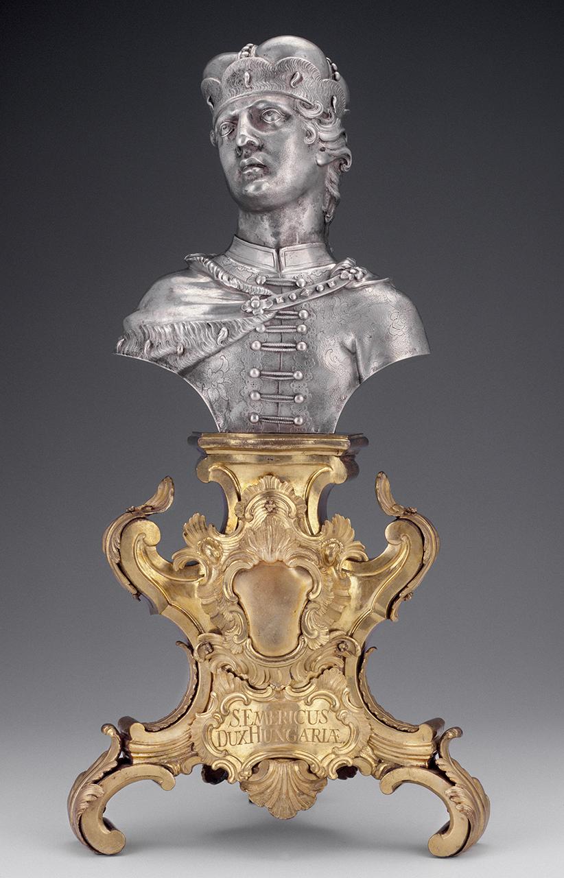 Szent Imre ereklyetartó büsztje 