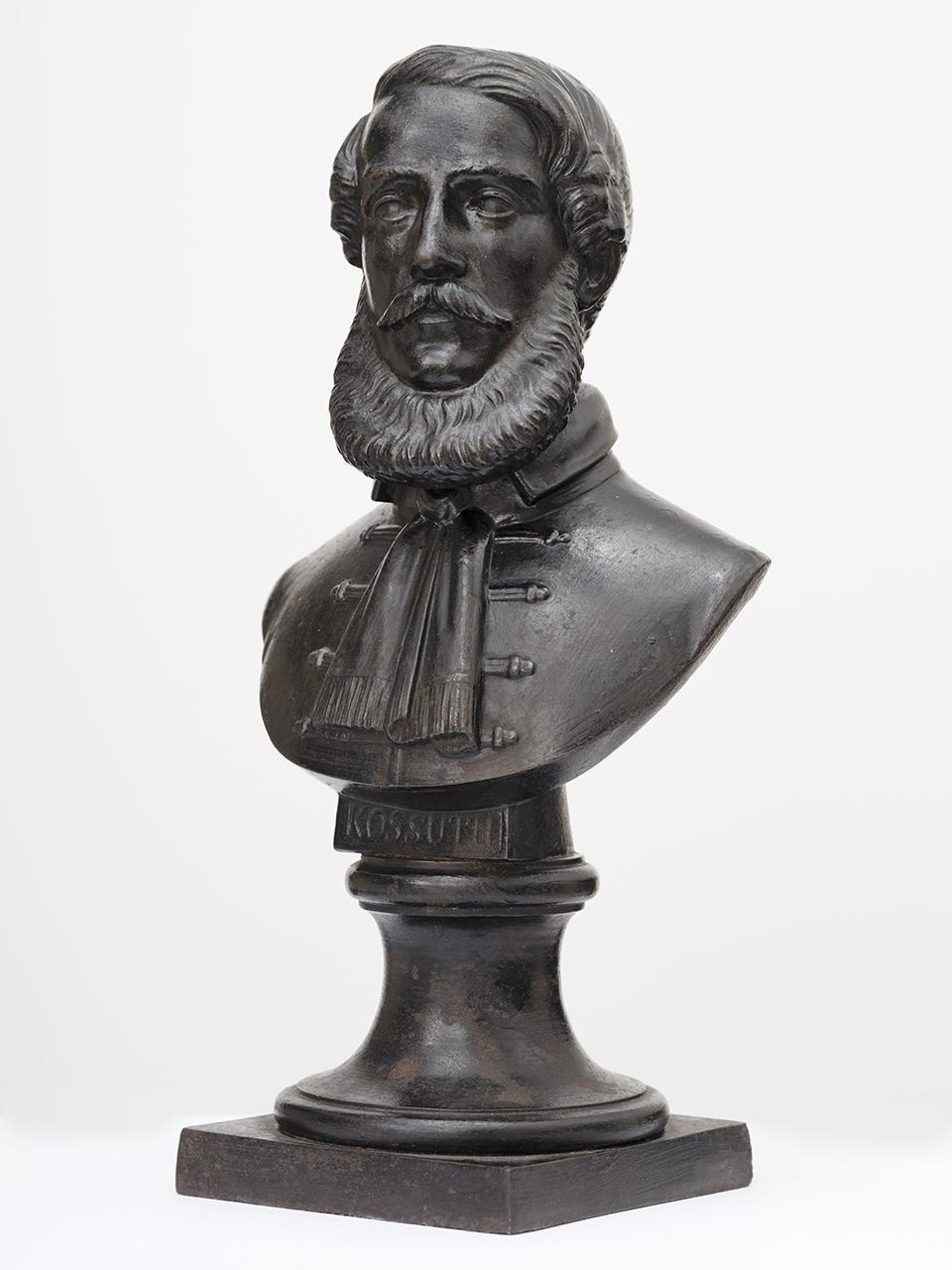 Kossuth Lajos öntöttvas portréja  