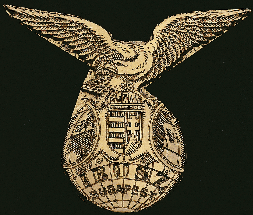 Az IBUSZ vállalat pecsétnyomója 1930 körül.