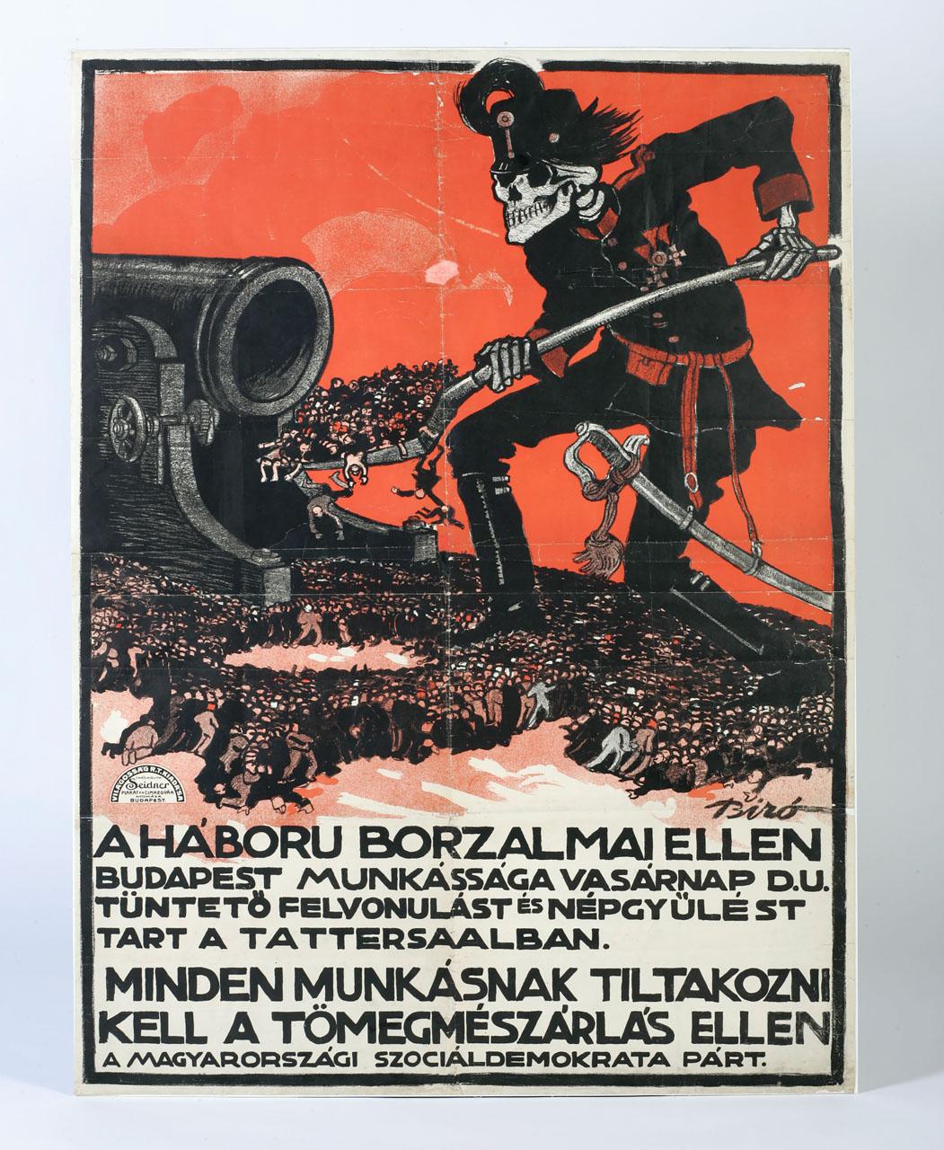 Háborúellenes plakát.