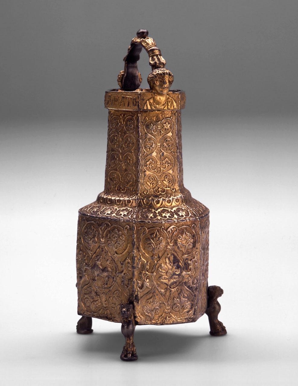 Byzantine holy water font from Beszterec, second half of the 11th century.