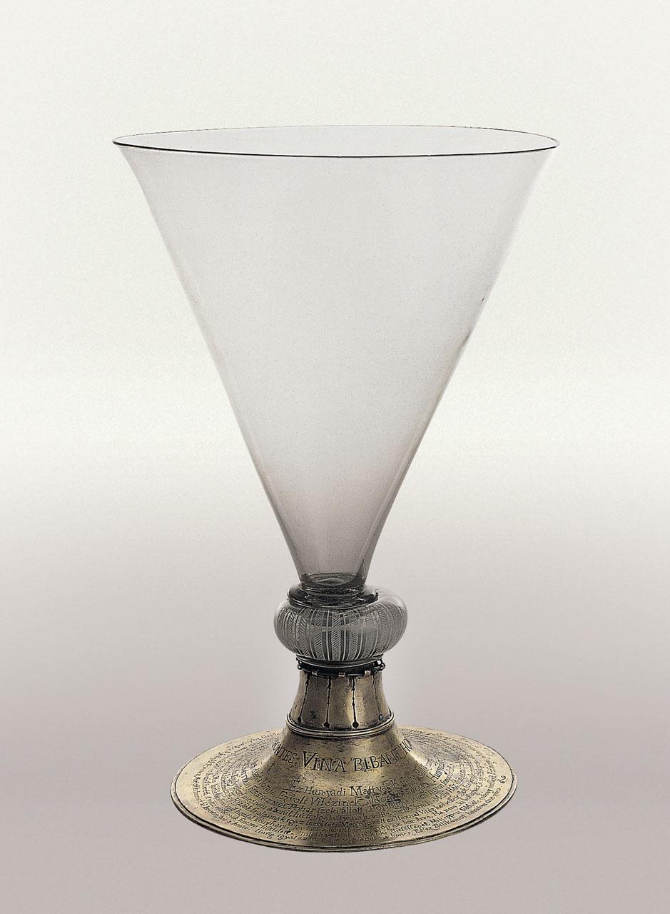 Matthias glass goblet.