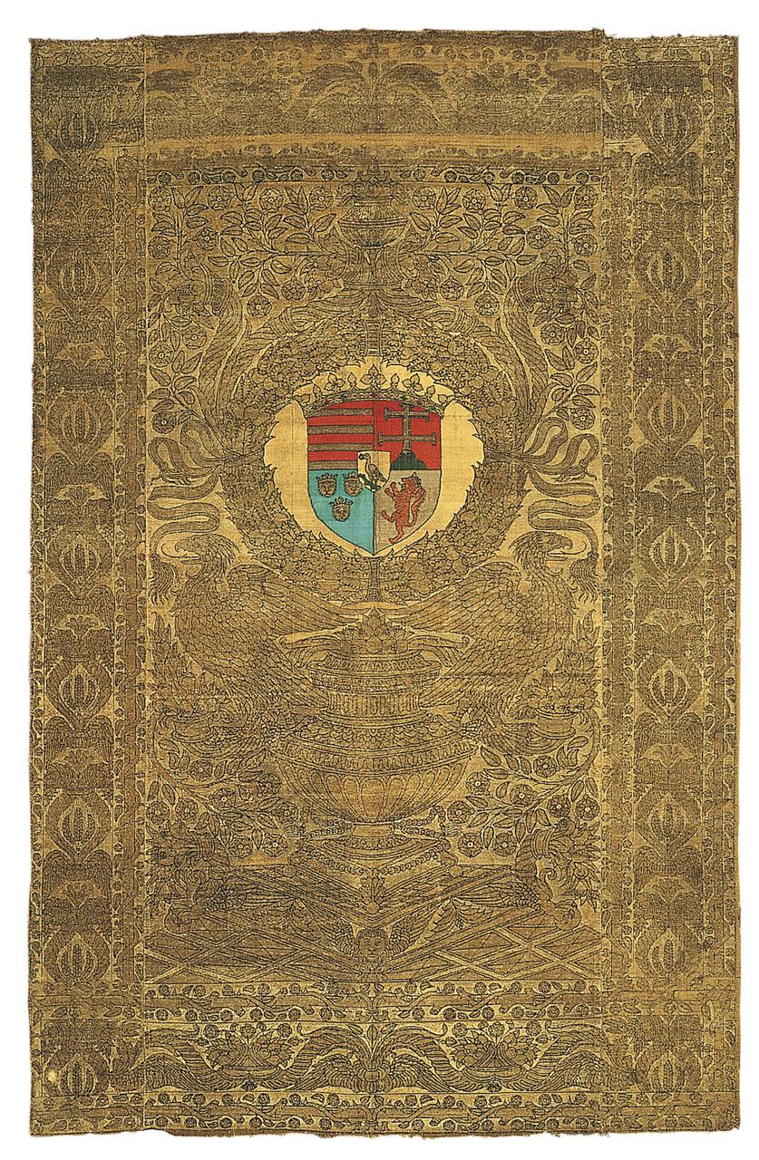 King Matthias's throne tapestry.