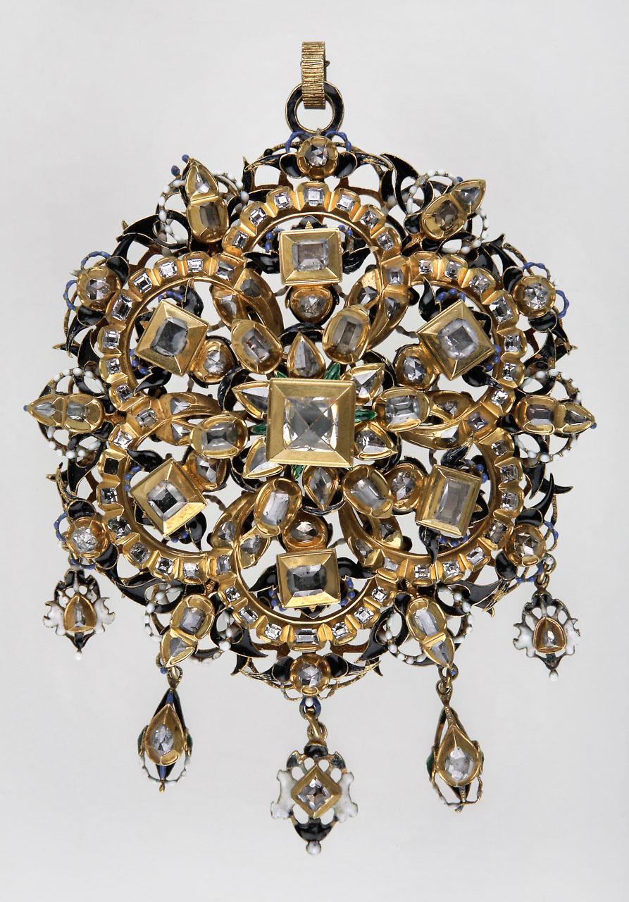Pendant with diamonds, Antwerp(?), c. 1620.