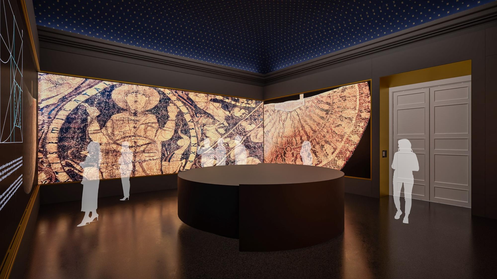 A megújuló koronázási palást terme látványterve  (Narmer Építészeti Stúdió)