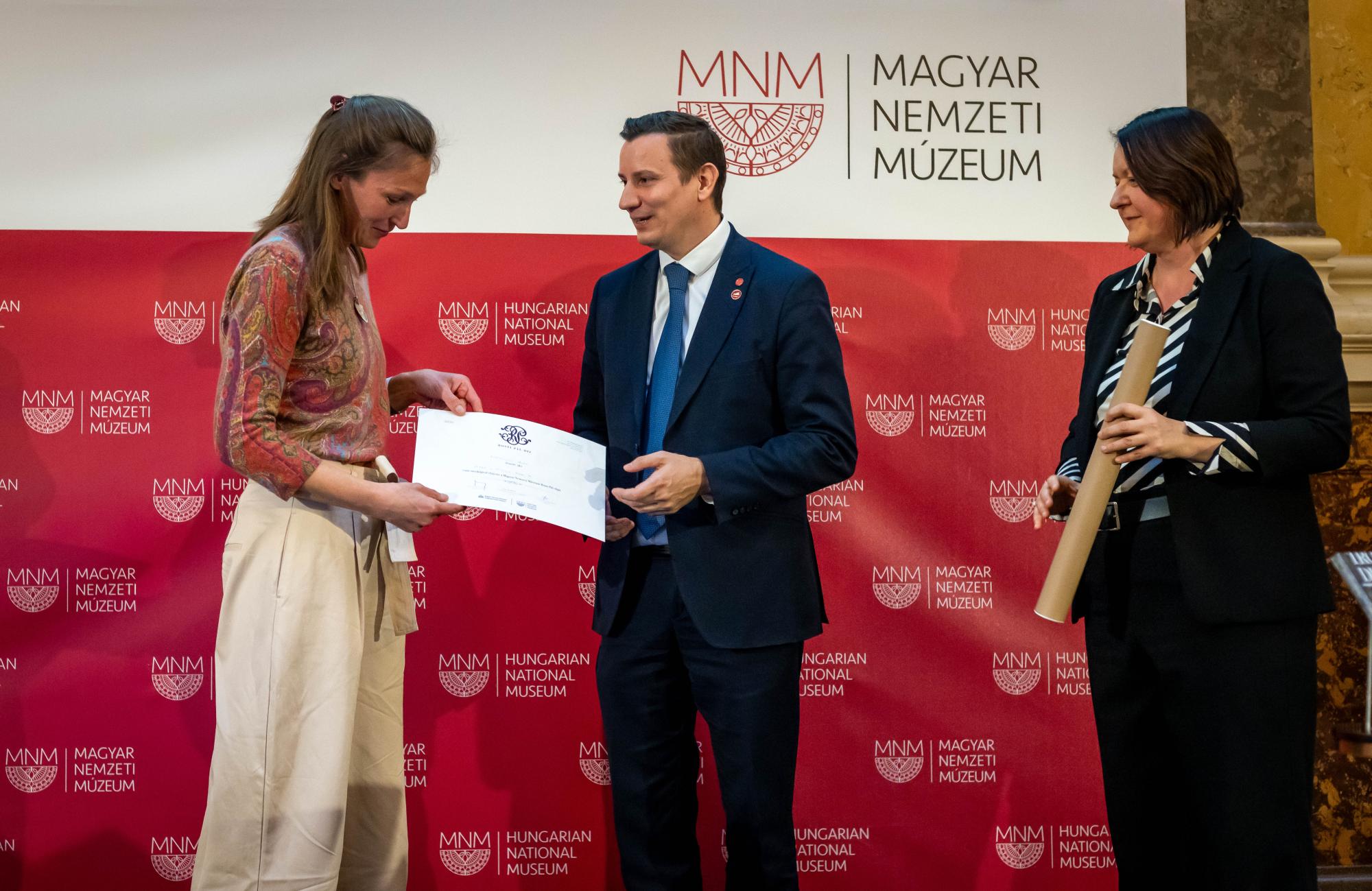 Fabricius Anna kapta idén a Rosti-díjat a Nemzeti Múzeumban