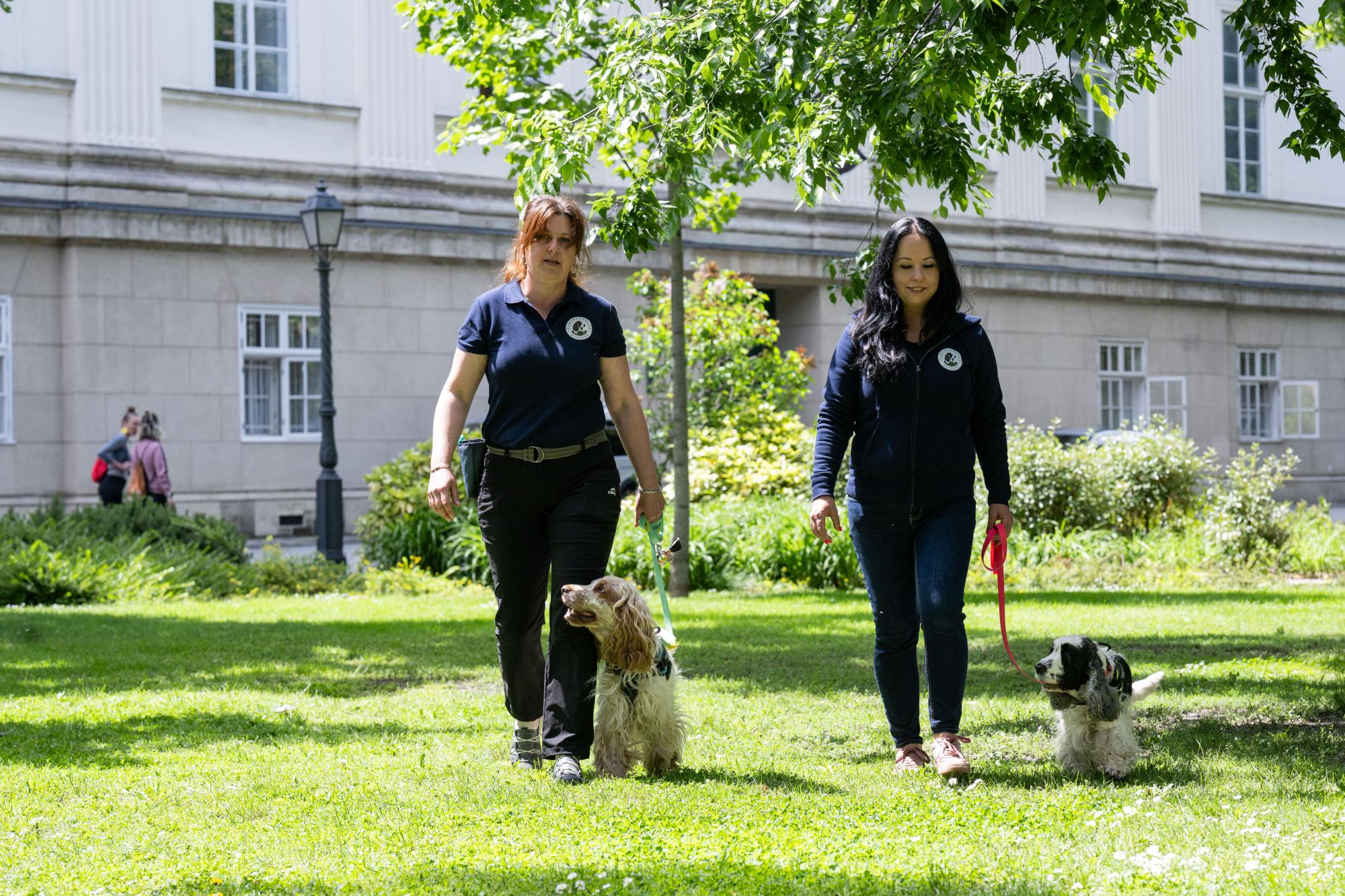Az ArcheoDogs Hungary munkatársai és a keresőkutyák