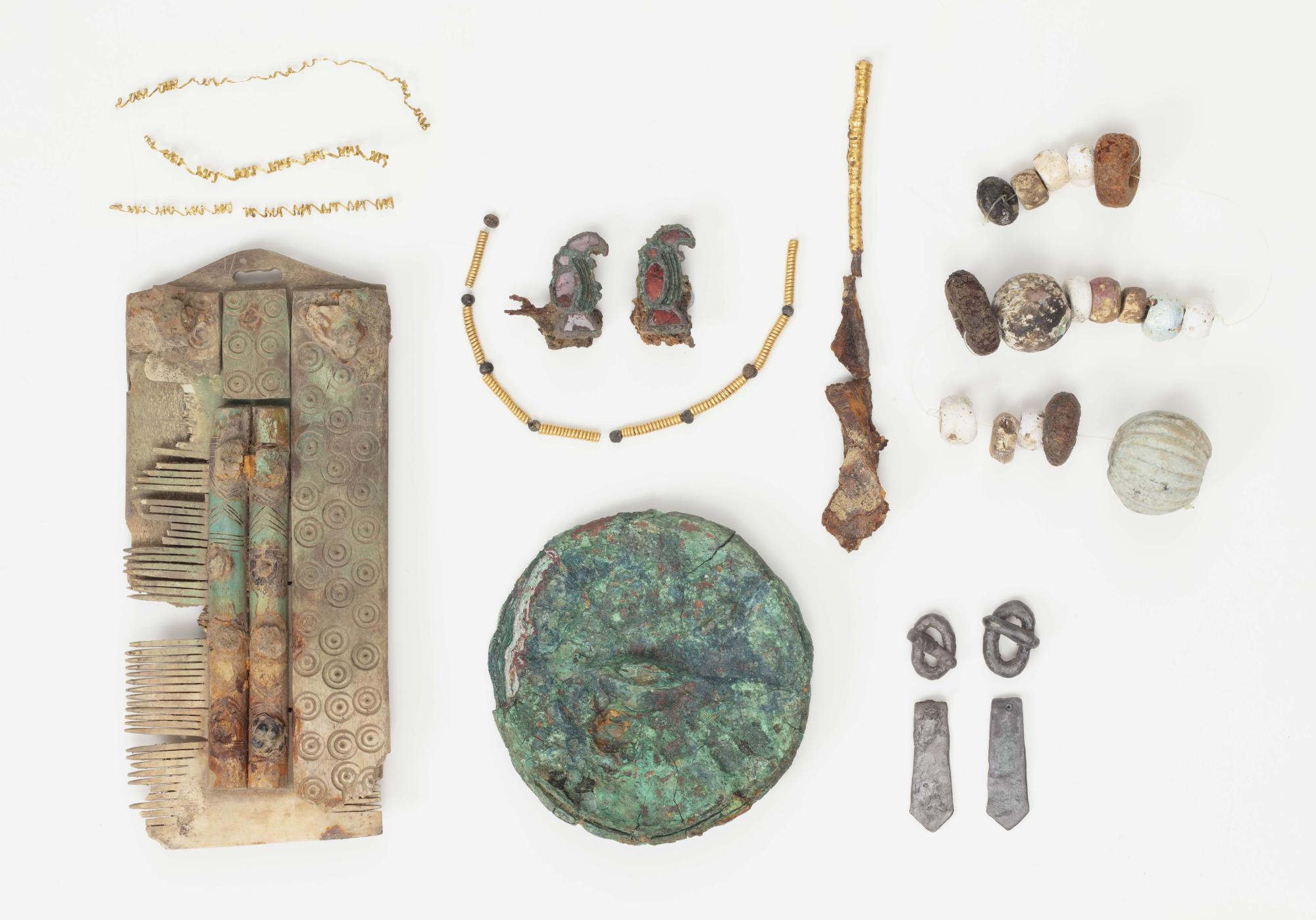 Finds from one of the richest women’s grave
