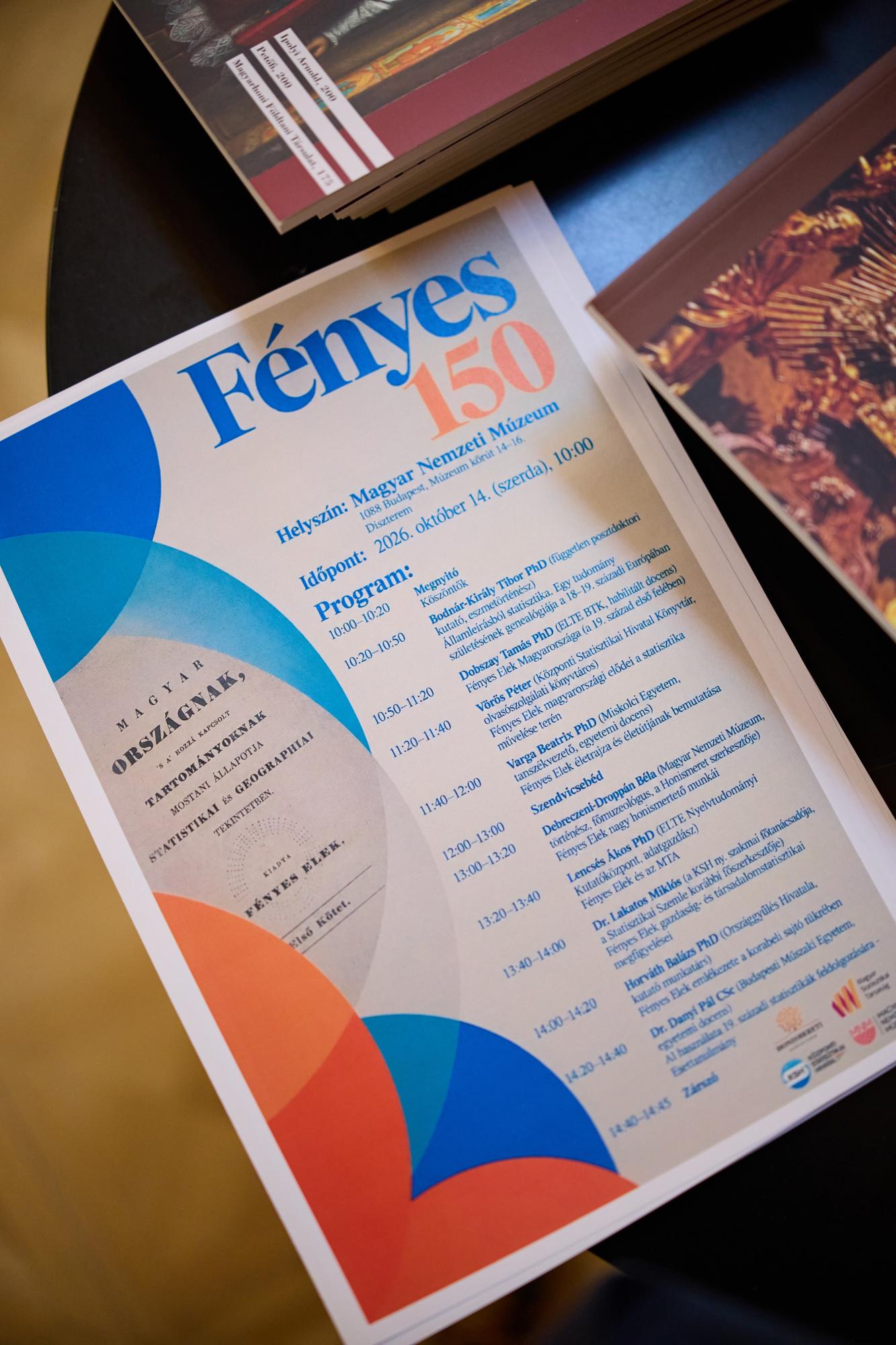 Konferencia Fényes Elek halálának 150. évfordulója alkalmából