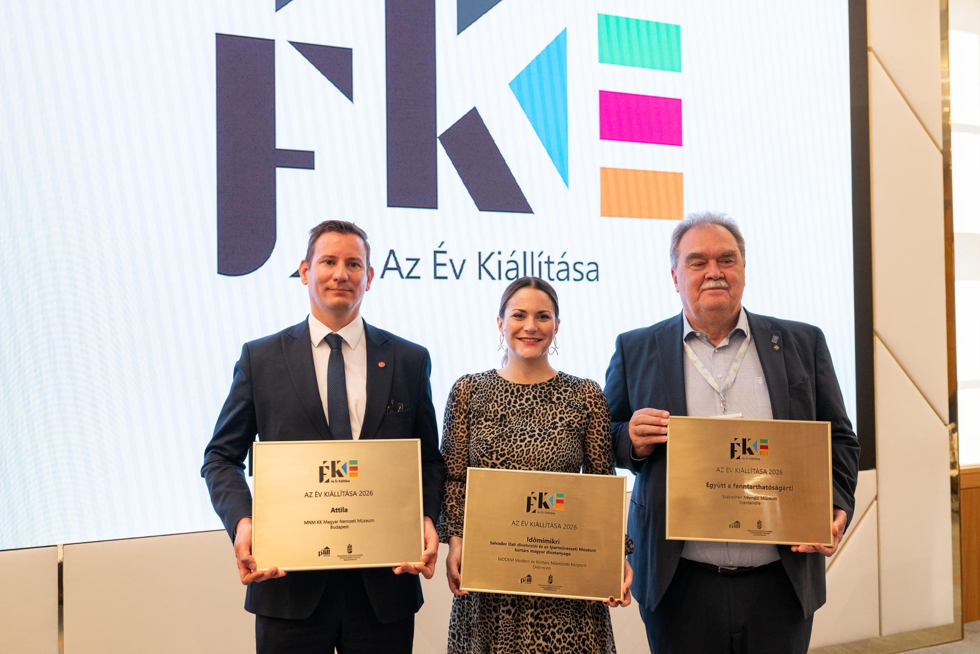 Az Év Kiállítása 2026 elismerések átadása a Pénzmúzeumban