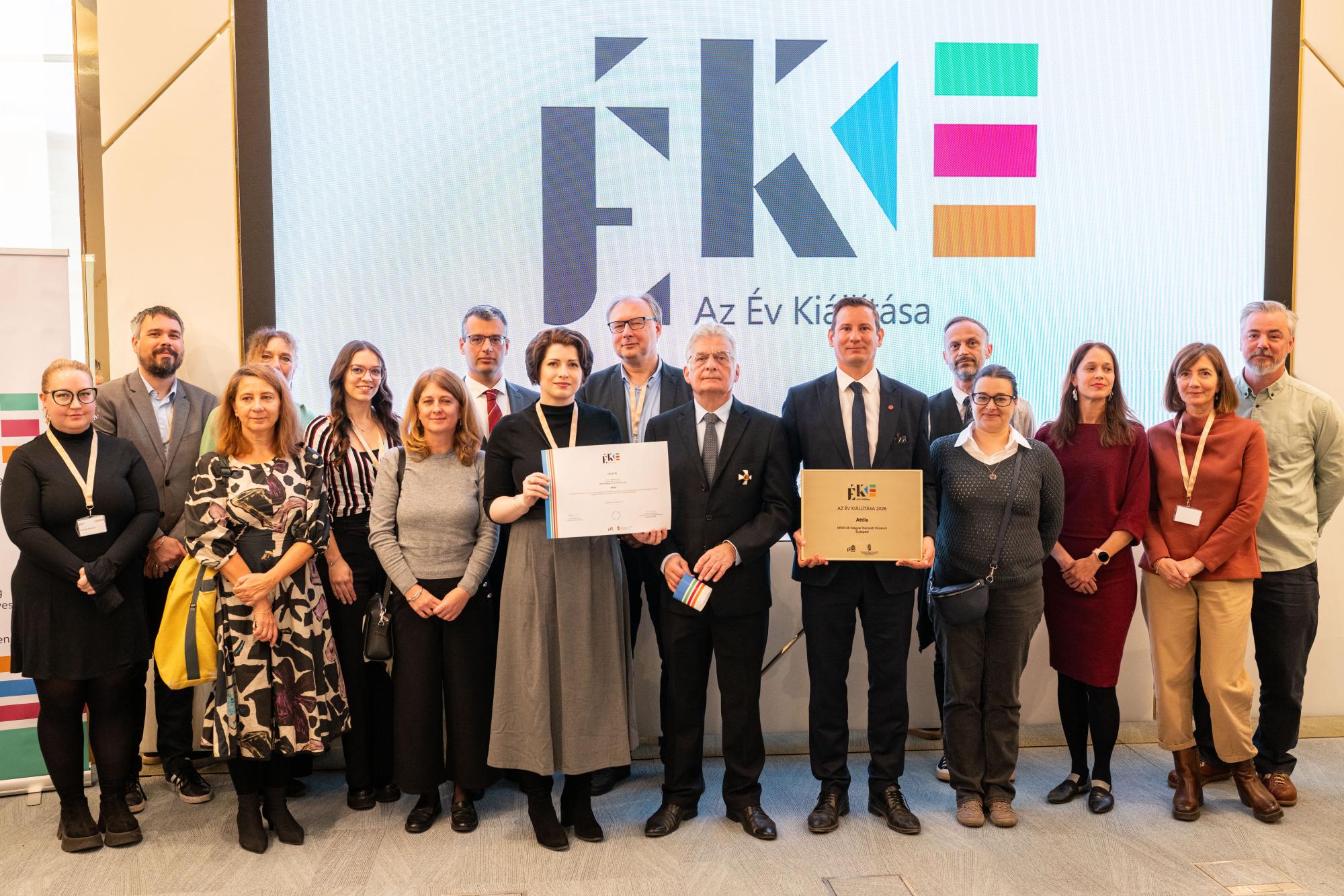 Az Év Kiállítása 2026 elismerések átadása a Pénzmúzeumban