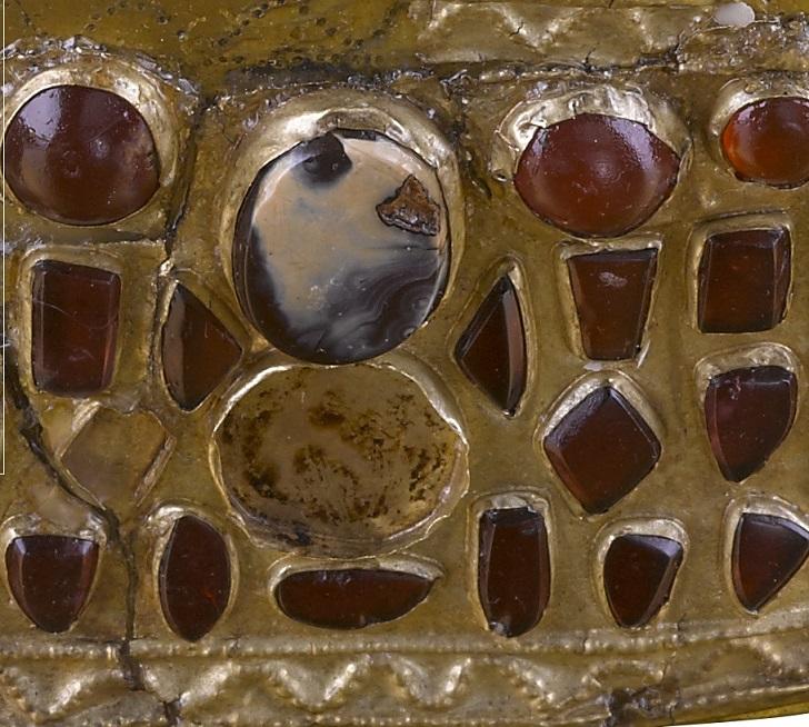 A csornai diadém - részletfotó 2