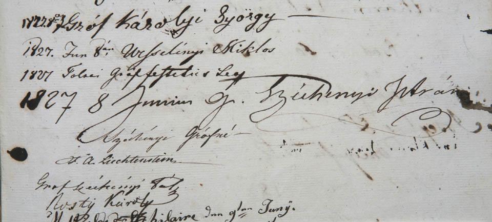 Főúri látogatók a múzeumban