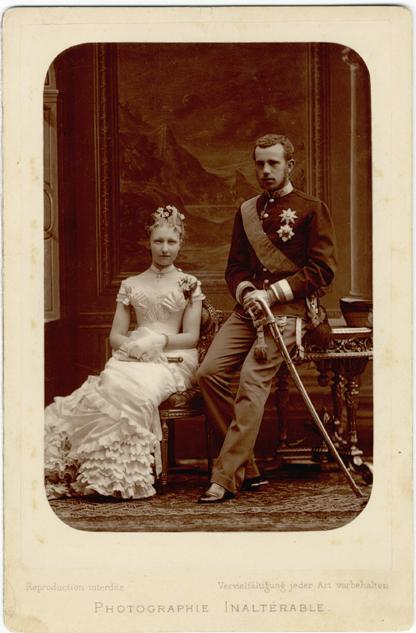 Rudolf trónörökös és Stefánia belga királyi hercegnő