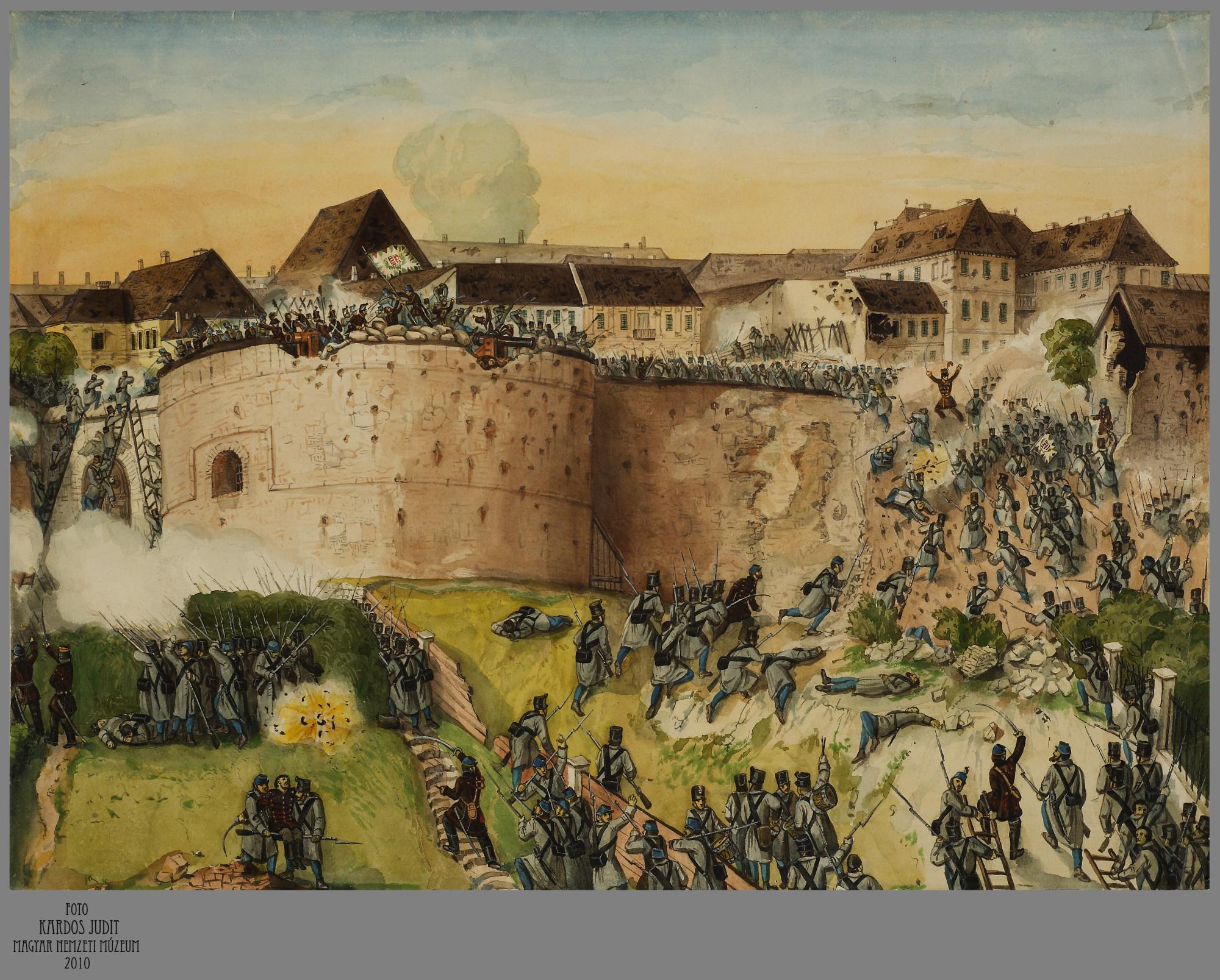 Than Mór (1828–1899): Buda ostroma (1849. május 21.)