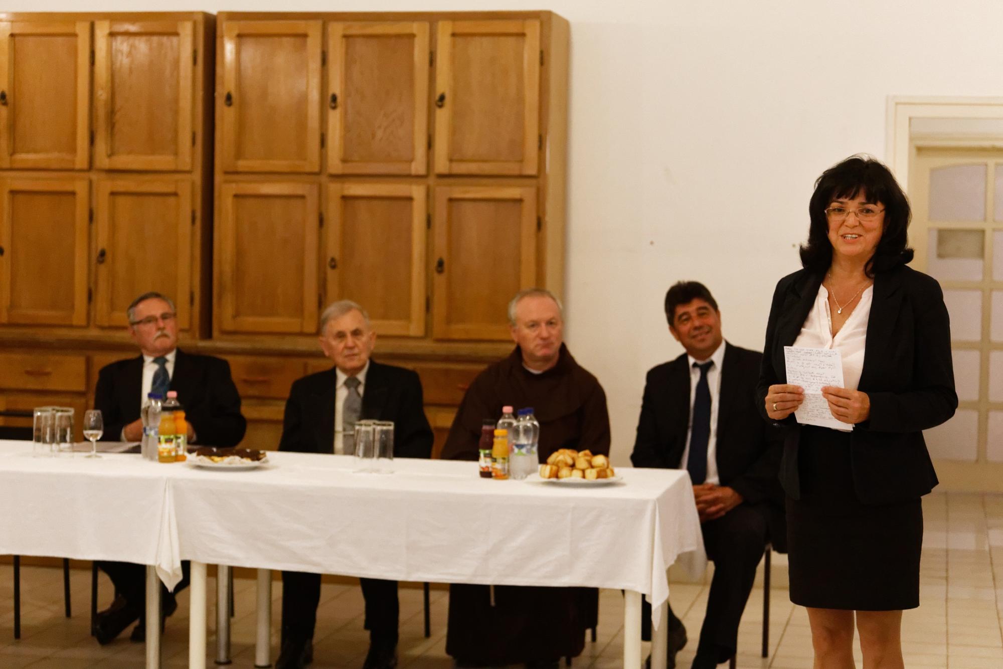 Az emlékszoba megnyitó ünnepsége