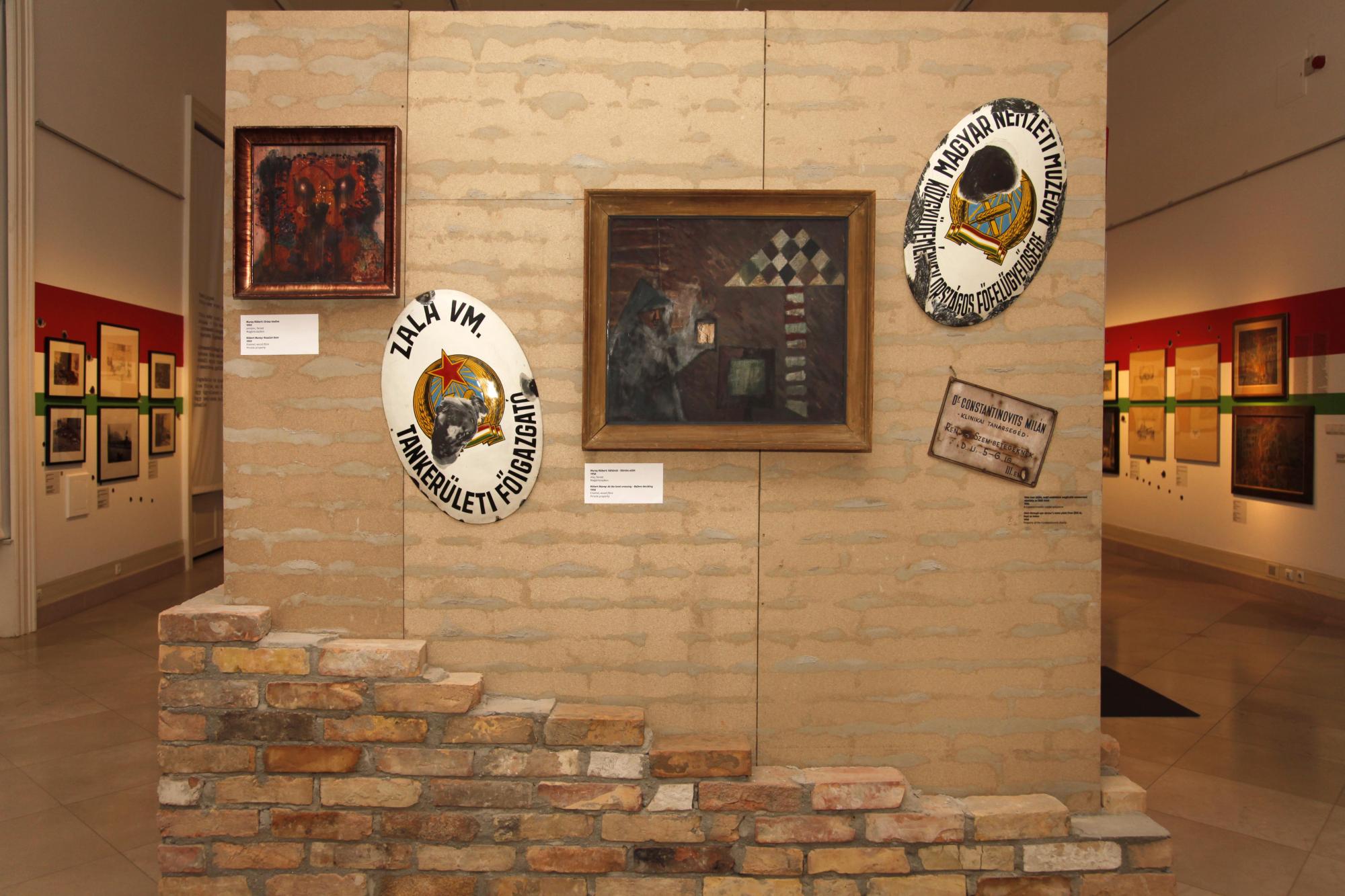 Muray Róbert festményei az '56-os kiállításban