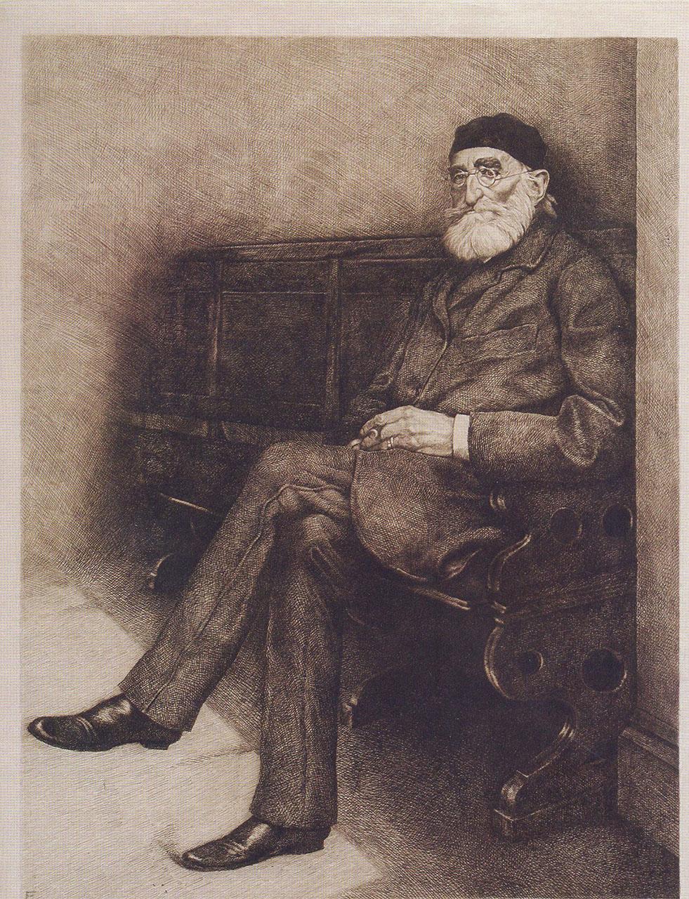 Faragó József Tisza Kálmán a képviselőház folyosóján