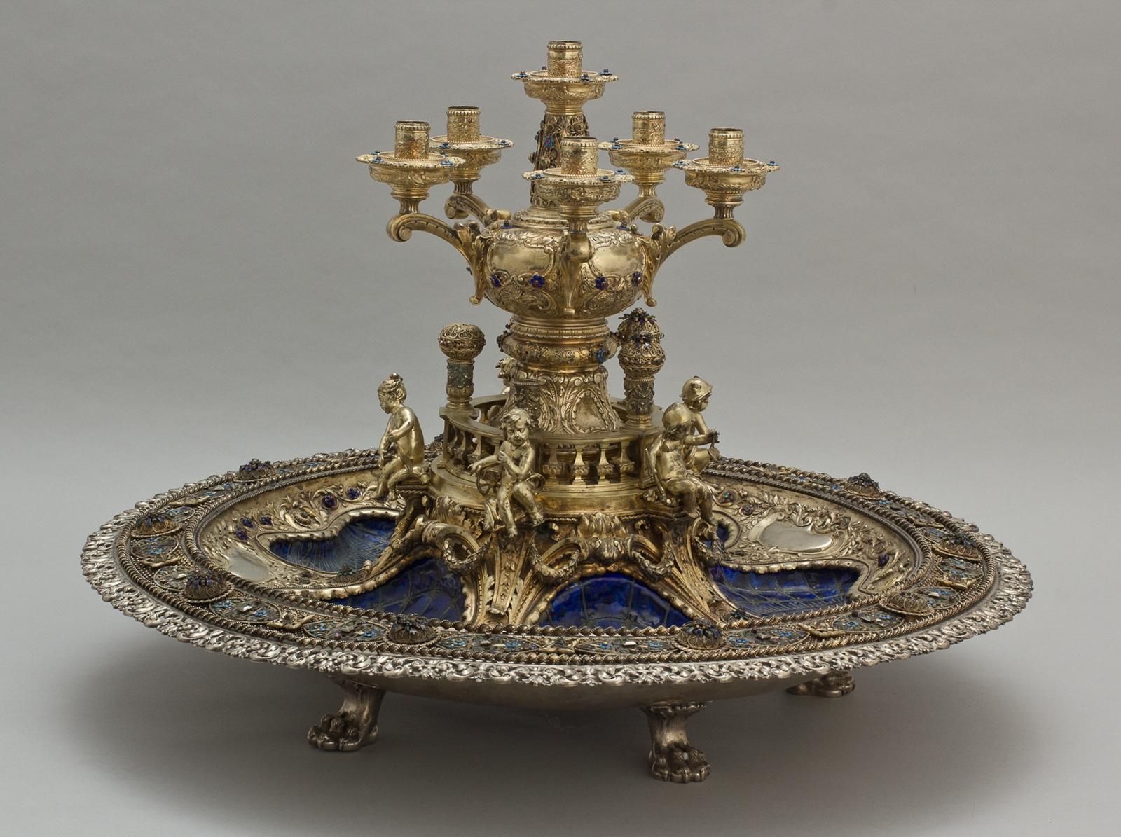 Szilágyi Veronika: Gundel tál, 1907, Budapest, Bachruch Ezüstárugyár