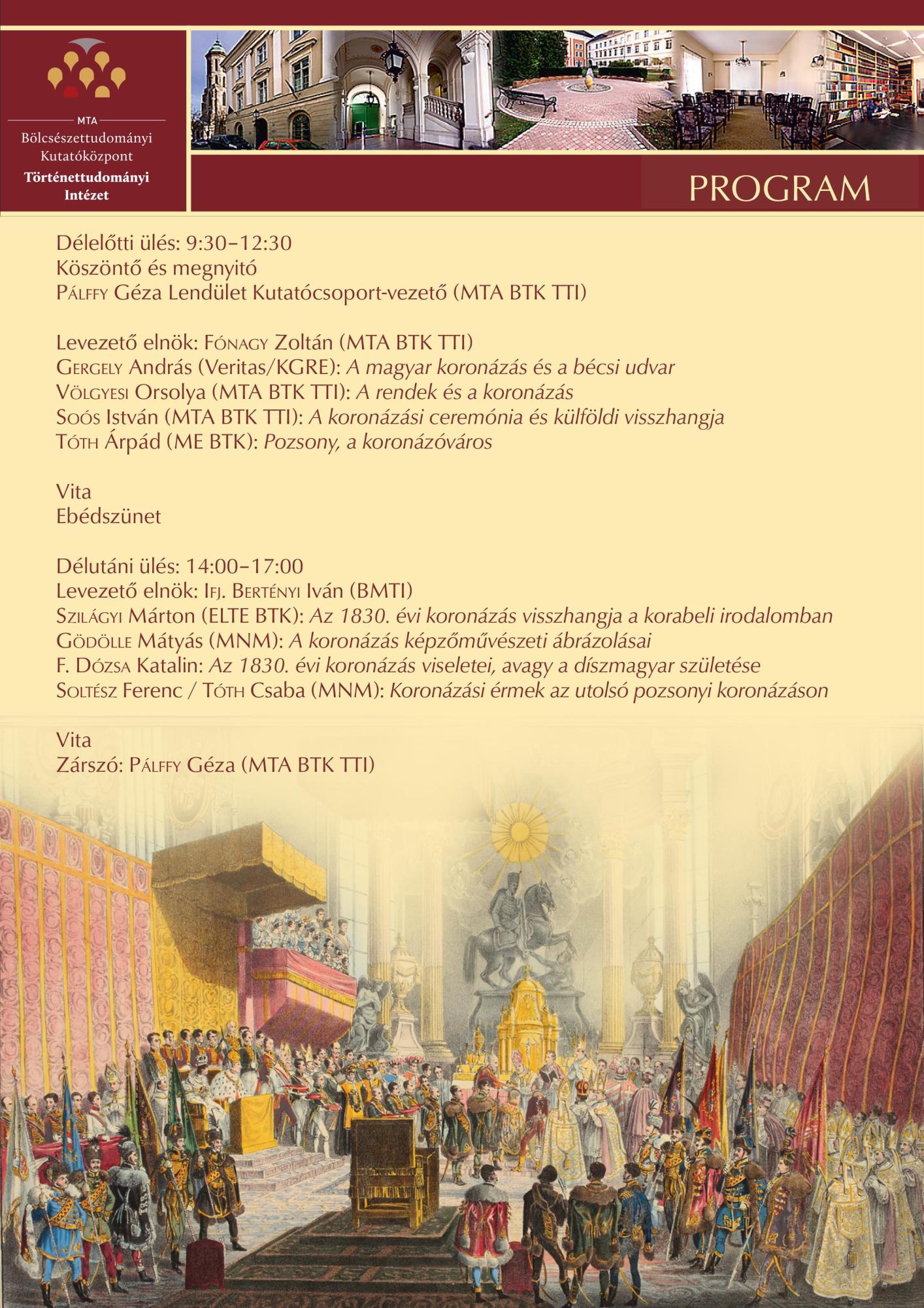 A konferencia programja