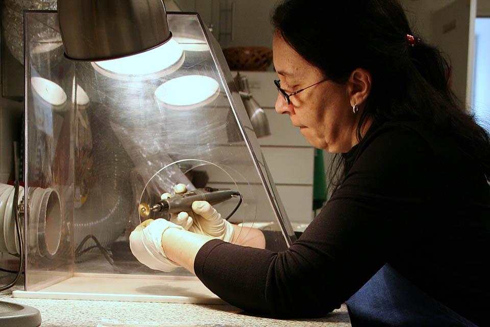 Restaurátor munka közben 2