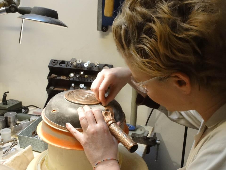 Római patera másolatkészítése