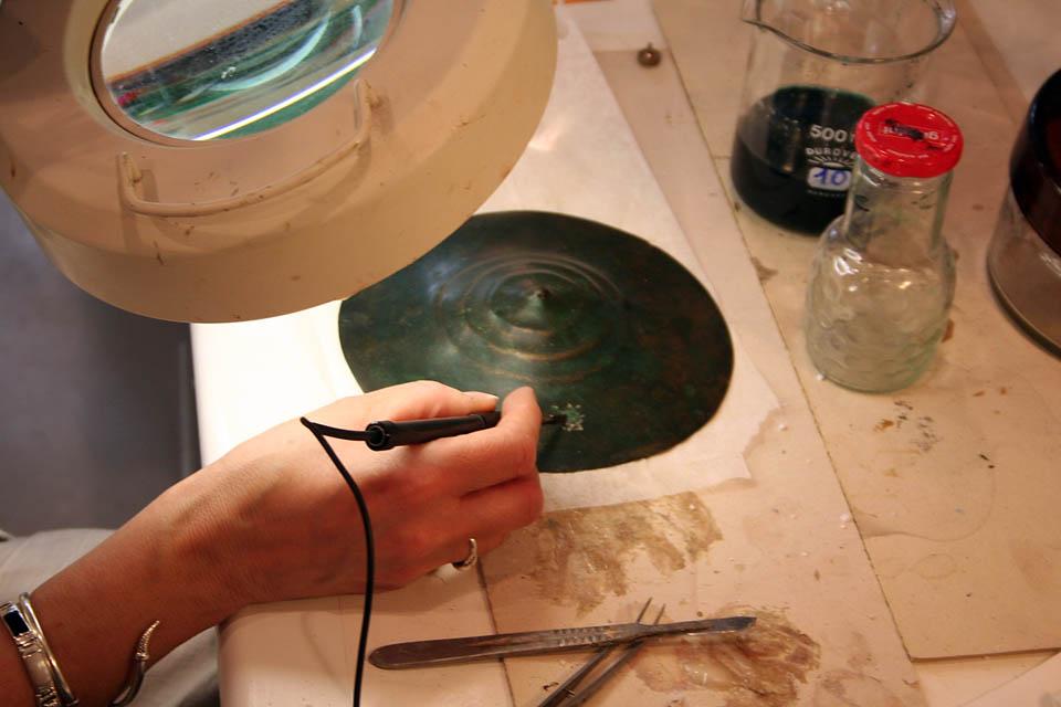 Restaurátor munka közben 1