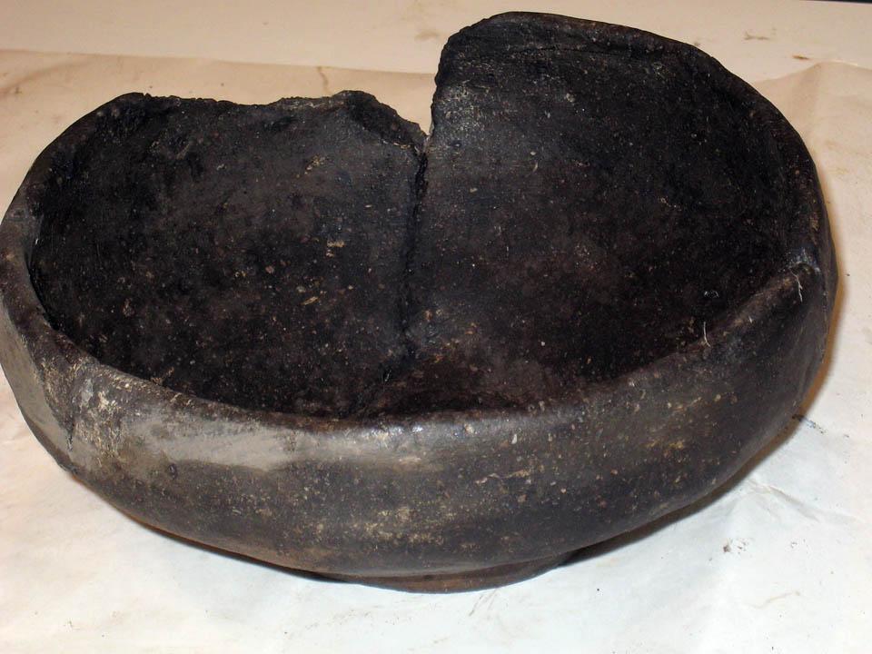 Őskori kerámia tál helyreállítása 4